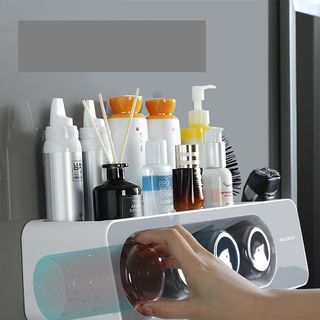 Kệ Cài Bàn Chải Đánh Răng Ecoco 3 cốc màu