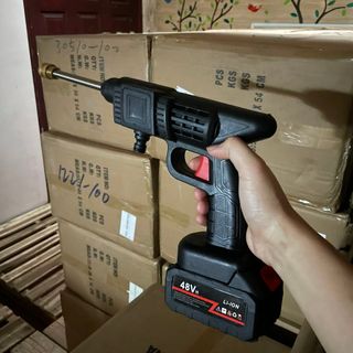 Máy rửa xe,súng rửa xe pin cầm tay,máy xịt rửa xe cao áp dùng pin áp lực cao dùng cho ô tô xe máy xa đạp tưới cây