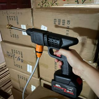 Máy rửa xe,súng rửa xe pin cầm tay,máy xịt rửa xe cao áp dùng pin áp lực cao dùng cho ô tô xe máy xa đạp tưới cây