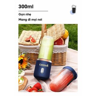 Máy xay sinh tố mini cầm tay hàng chính hãng CREEN bảo hành 12 tháng