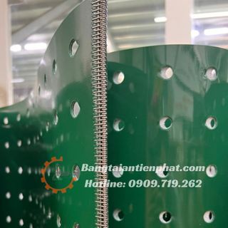 Băng tải pvc đục lỗ nối bằng ghim xương cá giá sỉ