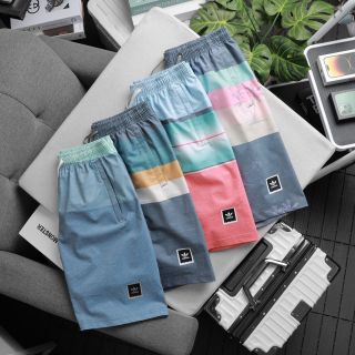 Quần đùi nam đi biển. Vải xi giãn cotton hãng tuyệt đẹp, dày dặn mịn mát