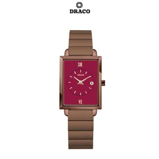 Đồng hồ nữ Draco D23-EL05 "Elegant" nâu kết hợp chất liệu dây thép không gỉ phụ kiện thời trang nữ nhẹ nhàng giá sỉ