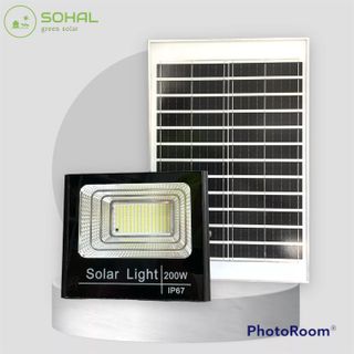 Đèn Năng Lượng Mặt Trời Solar 200W giá sỉ chính hãng SOHAL - Nhôm đúc nguyên khối giá sỉ