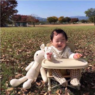 Ghế ăn dặm gấp gọn NANABABY