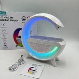 Loa sạc không dây Bluetooth có đèn ngủ Đèn ngủ sạc nhanh 15W Đồng bộ hóa âm nhạc Giá đỡ điện thoại giá sỉ