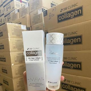 Nước Hoa Hồng Dưỡng Trắng Da Collagen 3W Clinic