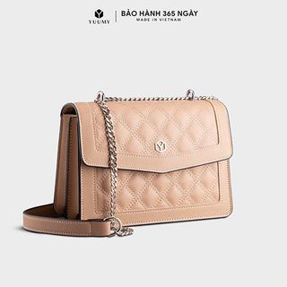 Túi đeo chéo da nữ họa tiết caro Yuumy Seasand YN140 nhiều màu