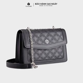 Túi đeo chéo da nữ họa tiết caro Yuumy Seasand YN140 nhiều màu