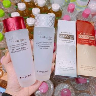 Nước Hoa Hồng Dưỡng Trắng Da Collagen 3W Clinic