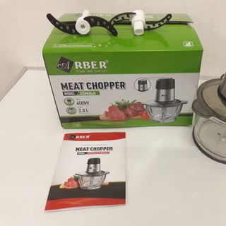 Máy xay thịt đa năng Arber XĐN2LG Cối thủy tinh bảo hành 12 tháng
