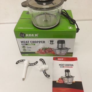 Máy xay thịt đa năng Arber XĐN2LG Cối thủy tinh bảo hành 12 tháng