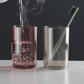 Kệ Cài Bàn Chải Đánh Răng Ecoco 2 cốc màu