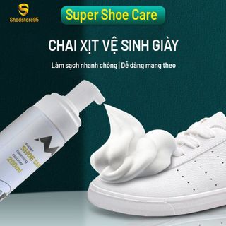 Chai xịt vệ sinh giày shoe care foaming cleaner 200ml