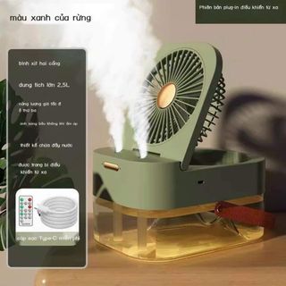 Quạt  phun sương  dung tích lớn 2,5L tính năng vượt trội hẹn giờ,đèn led,công suât lớn