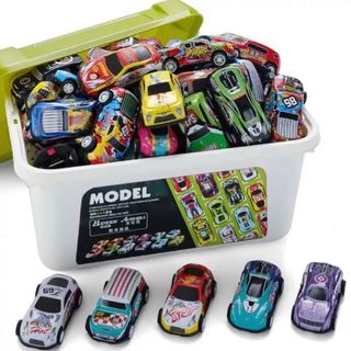 Thùng 30 xe ô tô đồ chơi chạy đà cót kéo lùi chất liệu hợp kim cao cấp cho bé nhiều loại xe giá sỉ