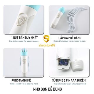 Máy massage đầu bạch tuộc 8 chân