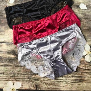 Quần lụa phối ren cao cấp