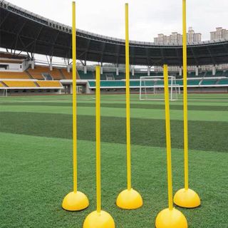 Cọc tập kỹ thuật dẫn bóng, bộ Bát + Cọc tập chiến thuật bóng đá, rào cản nhựa
