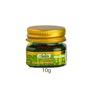 Dầu cù là xanh thơm, Dầu cù là bôi côn trùng cắn Green Herb Clinacanthus Nutans Balm Thái Lan 10gr