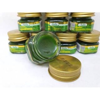 Dầu cù là xanh thơm, Dầu cù là bôi côn trùng cắn Green Herb Clinacanthus Nutans Balm Thái Lan 10gr
