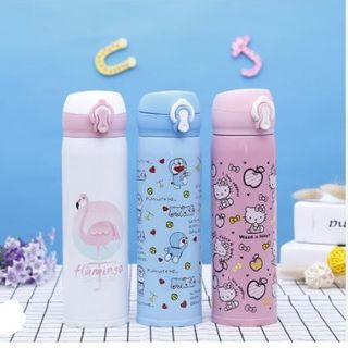 BÌNH GIỮ NHIỆT INOX 500ML HỌA TIẾT HOẠT HÌNH