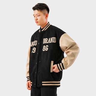 ÁO KHOÁC BOMBER 1986 CHẤT VẢI NỈ NGOẠI DÀY DẶN