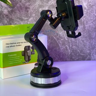 Kẹp Đa Năng MT2A – Hít Kính Siêu Dính Có Núm Xoay Cố Định Xoay 360 Độ