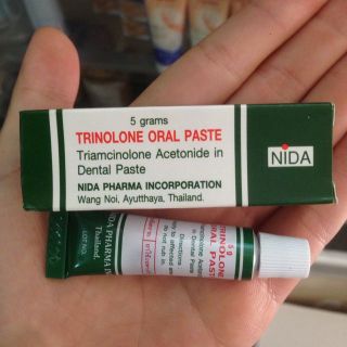 Kem Bôi Giảm Nhiệt Miệng Trinolone Oral Paste Thái Lan 5Gram