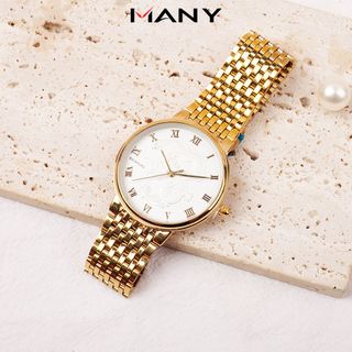 Đồng hồ cặp Baishun hình Rồng Phượng - Đồng hồ đôi nam nữ dây kim loại ManYi