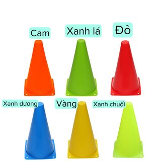Nấm tập chiến thuật, marker, cone chơi thể thao chất liệu nhựa cứng