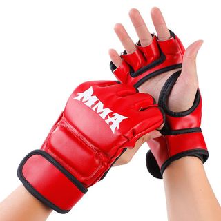 Găng tay đấm bốc hở ngón MMA, găng tay boxing, găng đấm bốc bảo vệ các khớp ngón tay