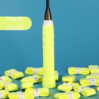 Cuốn cán vợt da PU, quấn cán vợt cầu lông, cuốn cán vợt tennis, dây quấn vợt cầu lông dài 1.1M