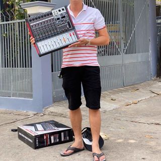 Bàn mixer MAX12 – Âm Thanh Kỹ Thuật Số 8 Kênh, Bộ Điều Khiển Trộn Karaoke DJ Chuyên Nghiệp