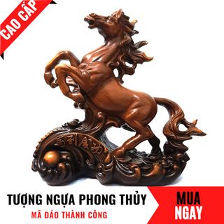 Tượng Ngựa Trang Trí Phong Thủy Cao 22cm giá sỉ