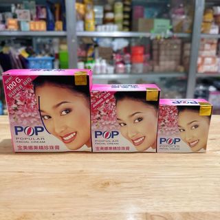 Kem dưỡng trắng da mặt POP White POPULAR FACIAL CREAM Thái Lan giảm mụn, mờ thâm nám
