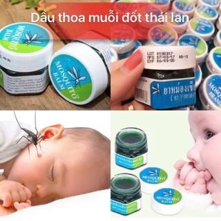 Cao dầu cù là thoa muỗi đốt, côn trùng cắn Green Balm Mosquito Brand Yanhee Thái Lan 13gr