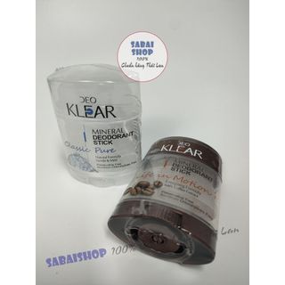 Lăn đá khoáng, lăn nách DEO KLEAR, lăn khử mùi đá khoáng Thái Lan 70gram SabaiShop