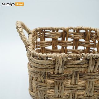 Giỏ lục bình đa năng có quai dùng để trang trí nội thất, để quần áo, để đồ chơi