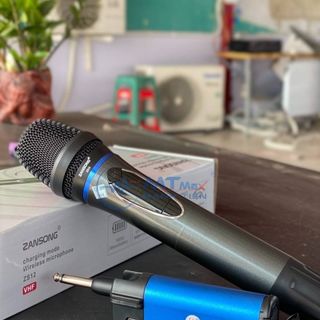 Micro Không Dây ZANSONG ZS12 – 1 Micro Kèm Đầu Thu Đa Năng Cho Loa Kéo, Âm Ly