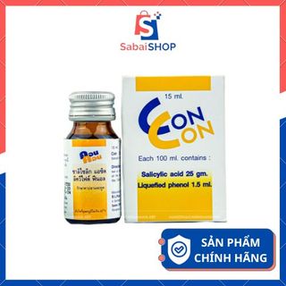 Chấm Mụn Thịt, Mụn Cóc Concon Thái Lan  Chính Hãng 15ml - Xoá Mụn Thịt, Mụn Cơm, Mụn Cóc An Toàn