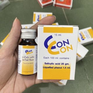 Chấm Mụn Thịt, Mụn Cóc Concon Thái Lan  Chính Hãng 15ml - Xoá Mụn Thịt, Mụn Cơm, Mụn Cóc An Toàn
