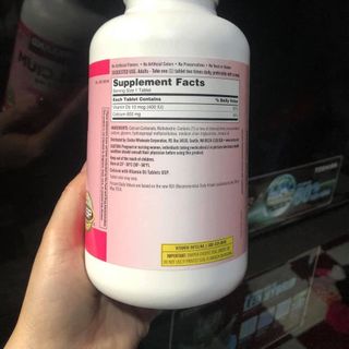 Viên cung cấp Canxi - Kirkland Signature Calcium 600mg + D3 hộp 400 viên của Mỹ .
