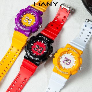 Đồng hồ học sinh phong cách thể thao - Đồng hồ đeo tay Sport cho bé trai, bé gái MANY