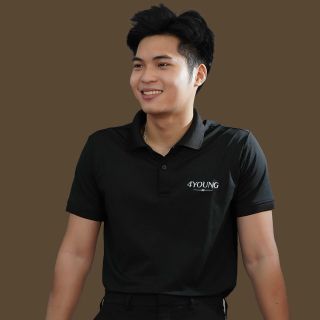 áo polo thun nam trơn vải cá sấu mềm mịn dày dặn
