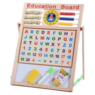 BẢNG GHÉP NAM CHÂM 2 MẶT BẰNG GỖ THÔNG MINH
