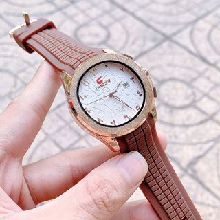 Đồng hồ đeo tay Chaxigo Y128 mặt kính tròn - Đồng hồ nam dây cao su cao cấp ManYi giá sỉ