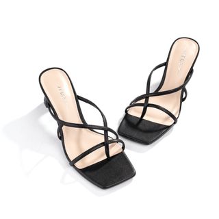 Guốc mũi vuông, quai mảnh đan xen (MKT05)