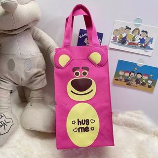 Túi đựng bình giữ nhiệt gấu dâu