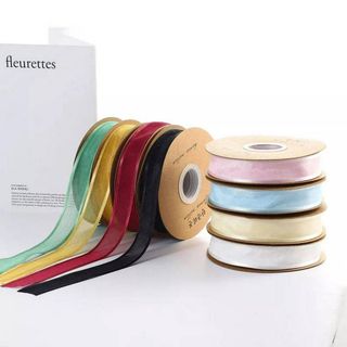 Ruy băng voan viền 2,5 x 40m